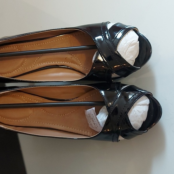 Faux Snake Print Open Toe Heels - Picture 3 of 5